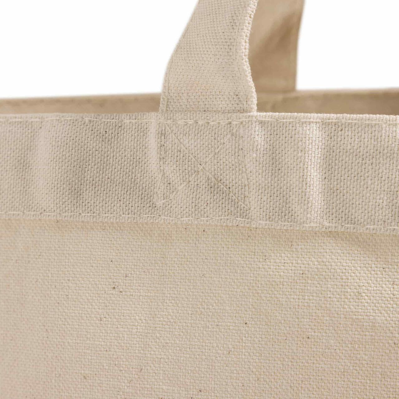 Wholesale Hook & Loop Closure Jumbo Canvas Tote Bags | Bulk Cotton