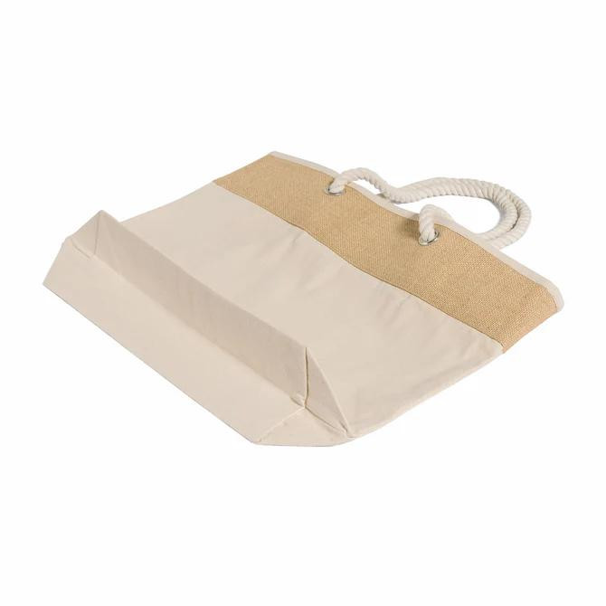 Eco Friendly Canvas Tote Bag With Rope Handles 6-Pack Canvas Tote