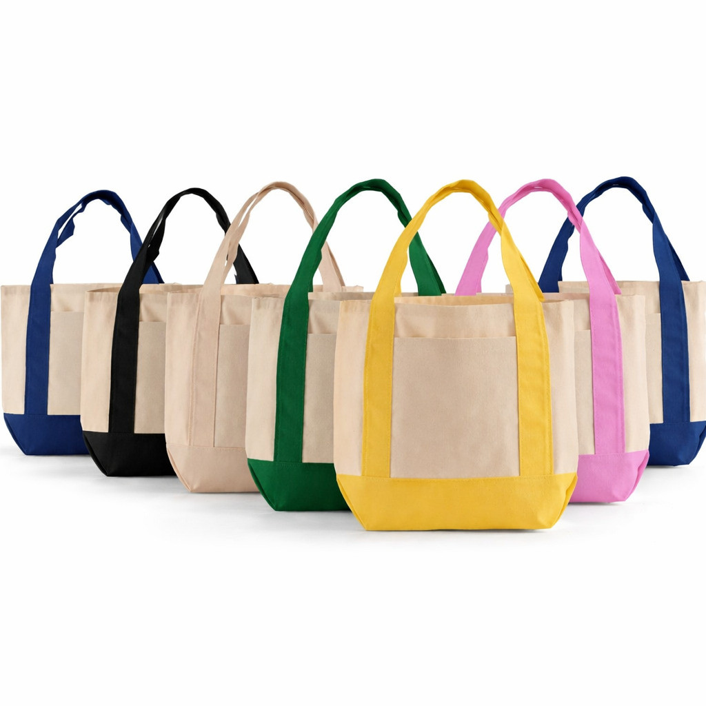 Wholesale Mini Canvas Tote Bags, Mini Canvas Totes Blank or Customized