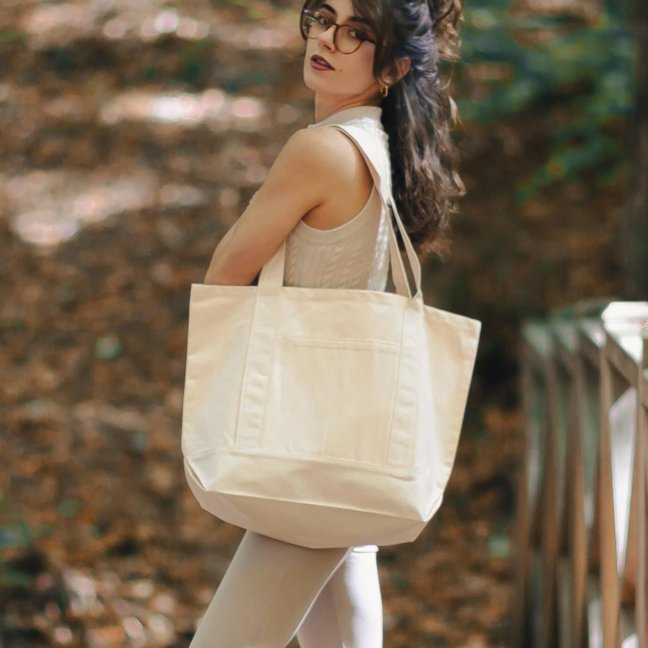 Large Canvas Tote Bags Wholesale | Durable & Customizable in Bulk