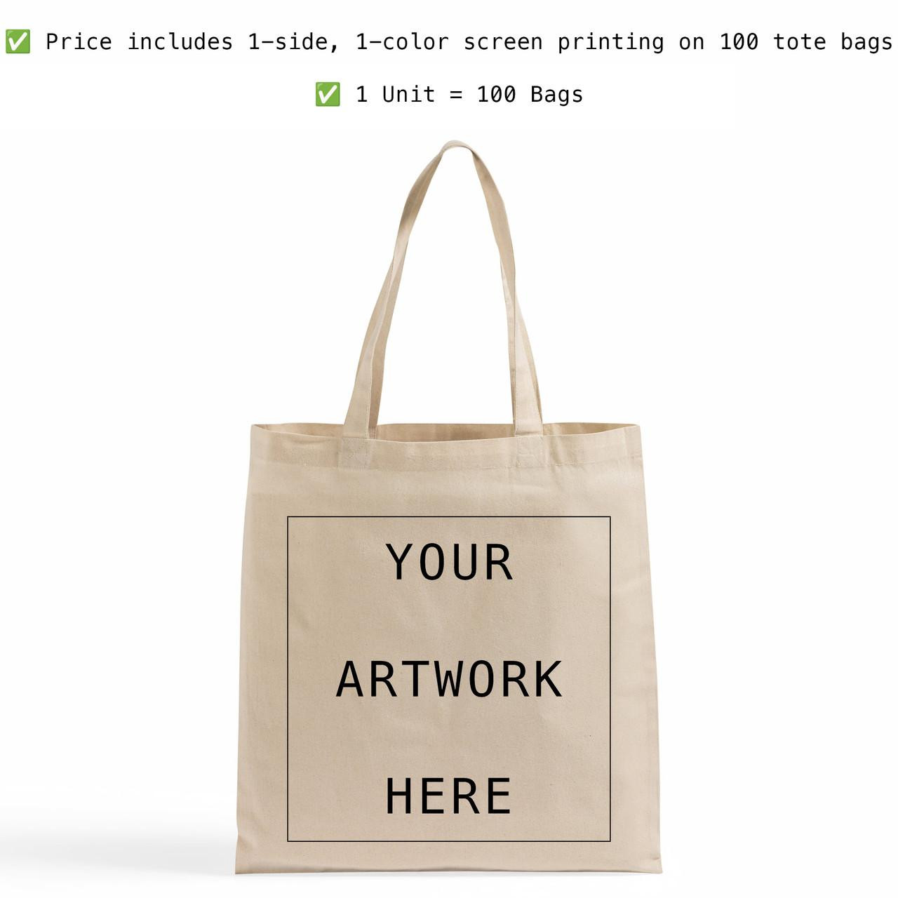Cotton Canvas Tote Custom Shopping Tote Bags Custom Printed Cotton