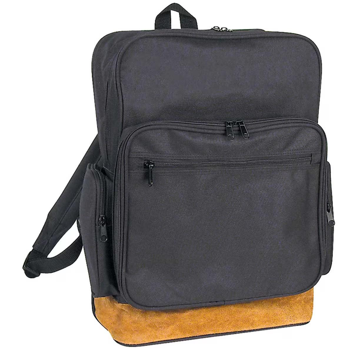 black backpack with leather bottom Sloan - Slim Design - Built-In Sleeve Fits 13 To 15" Laptop - Onyx The large zippered main compartment is large enough to hold an A5 or B5 size journal or notebook and has two interior open pockets Wholesale 600D Polyester Leather Bottom