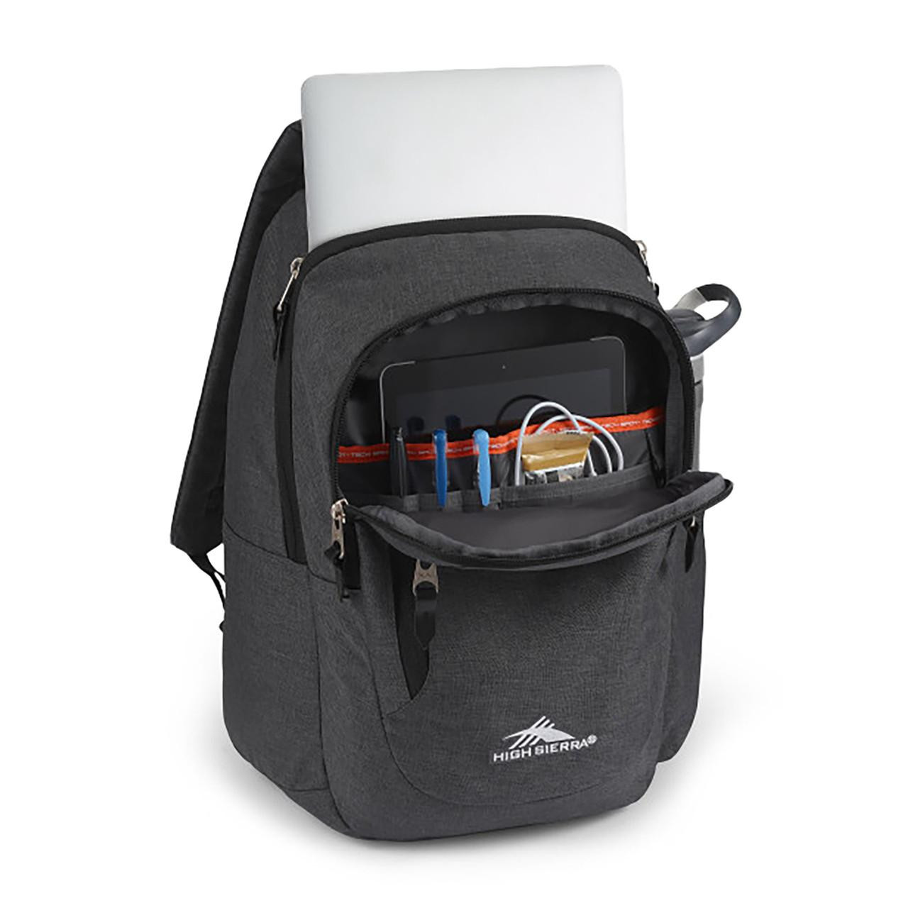 Kapston Pierce Laptop Ipad  Stellar MLS Logo Heather Gray Backpack Bag Large Luxe Vegan Leather Backpack main image 2