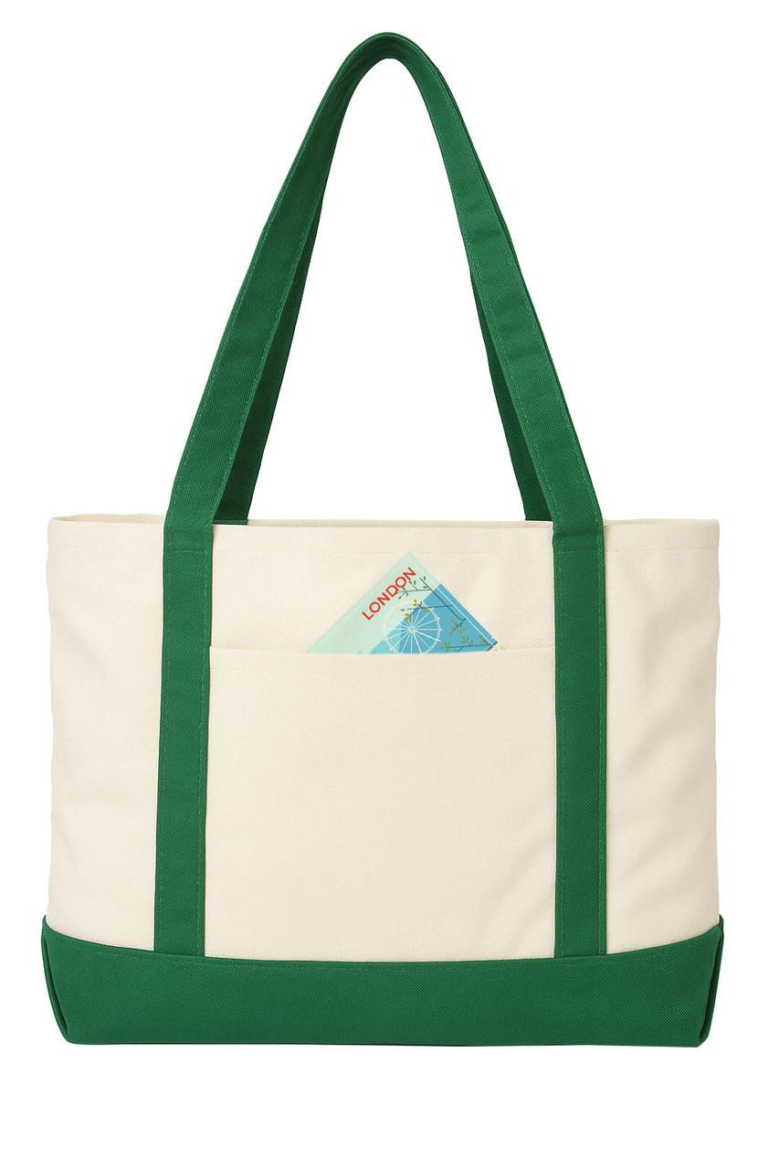 Wholesale Canvas Tote Bags with Pocket | Bulk Custom Tote Bags