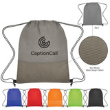 BagzDPT Wave Design Wholesale Non Woven Drawstring Backpacks 