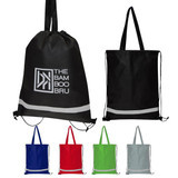 BagzDPT Double Feature Non-Woven Drawstring Tote Bags 