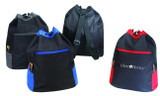 BagzDepot Wholesale Drawstring Backpacks - Polyester Backpacks Bulk - BS199 