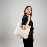 BagzDepot Denim Twill Tote 