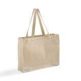 BagzDepot Horizontal Canvas Tote 