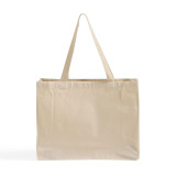 BagzDepot Horizontal Canvas Tote 