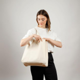 BagzDepot Over-the-Shoulder Twill Tote 
