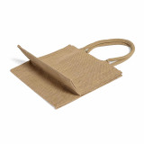 BagzDepot Square Jute Burlap Bag 