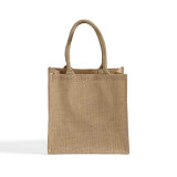 BagzDepot Square Jute Burlap Bag 