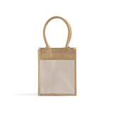 Small Jute Canvas Tote Bags – 100% Burlap, Eco-Friendly & Customizable
