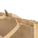 BagzDepot Large Easy-Print Jute Bag 