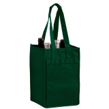 BagzDepot Non-Woven 4-Bottle Wine Tote Bags – 100 GSM with Poly Board Insert 