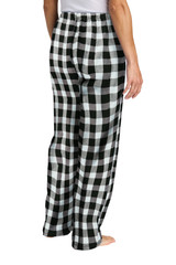 District Women's Flannel Plaid Pant. DT2800