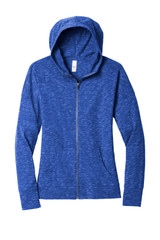 District Women's Medal Full-Zip Hoodie. DT665