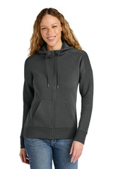 District Women's Perfect Weight Fleece Drop Shoulder Full-Zip Hoodie DT1104