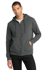 District Perfect Weight Fleece Full-Zip Hoodie DT1103