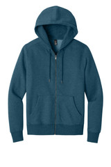 District Perfect Weight Fleece Full-Zip Hoodie DT1103