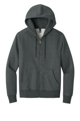 District Perfect Weight Fleece Full-Zip Hoodie DT1103