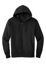 District Perfect Weight Fleece Full-Zip Hoodie DT1103