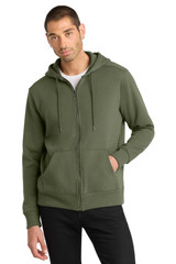 District Perfect Weight Fleece Full-Zip Hoodie DT1103