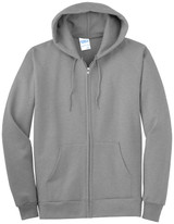 Port & Co Essential Fleece Full-Zip Hooded Sweatshirt. PC90ZH
