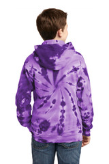 Port & Co Youth Tie-Dye Pullover Hooded Sweatshirt. PC146Y