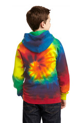 Port & Co Youth Tie-Dye Pullover Hooded Sweatshirt. PC146Y