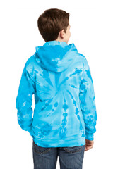 Port & Co Youth Tie-Dye Pullover Hooded Sweatshirt. PC146Y