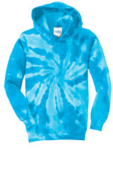 Port & Co Youth Tie-Dye Pullover Hooded Sweatshirt. PC146Y