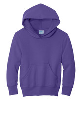 Port & Co Youth Core Fleece Pullover Hooded Sweatshirt. PC90YH