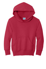 Port & Co Youth Core Fleece Pullover Hooded Sweatshirt. PC90YH
