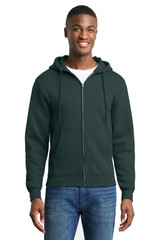 Port & Co Core Fleece Full-Zip Hooded Sweatshirt. PC78ZH