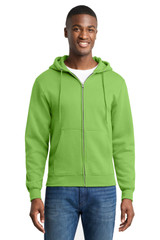 Port & Co Core Fleece Full-Zip Hooded Sweatshirt. PC78ZH