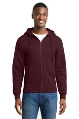 Port & Co Core Fleece Full-Zip Hooded Sweatshirt. PC78ZH