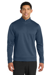 Port & Co Performance Fleece 1/4-Zip Pullover Sweatshirt. PC590Q