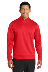 Port & Co Performance Fleece 1/4-Zip Pullover Sweatshirt. PC590Q