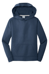 Port & Co Youth Performance Fleece Pullover Hooded Sweatshirt. PC590YH