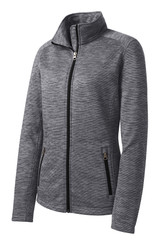 Port Authority Women's Digi Stripe Fleece Jacket. L231
