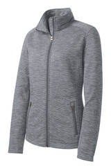 Port Authority Women's Digi Stripe Fleece Jacket. L231