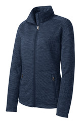 Port Authority Women's Digi Stripe Fleece Jacket. L231