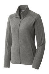 Port Authority Women's Heather Microfleece Full-Zip Jacket. L235