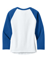 BELLA+CANVAS Women's Micro Rib 3/4 Raglan Baby Tee BC1200