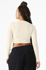 BELLA+CANVAS Women's Micro Rib Long Sleeve Baby Tee BC1501