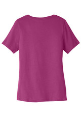 BELLA+CANVAS Women's Relaxed Jersey Short Sleeve V-Neck Tee. BC6405