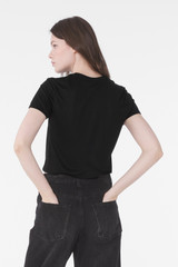 BELLA+CANVAS Women's Flowy Cropped Tee BC8882