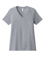 BELLA+CANVAS Women's Relaxed Heather CVC V-Neck Tee BC6405CVC